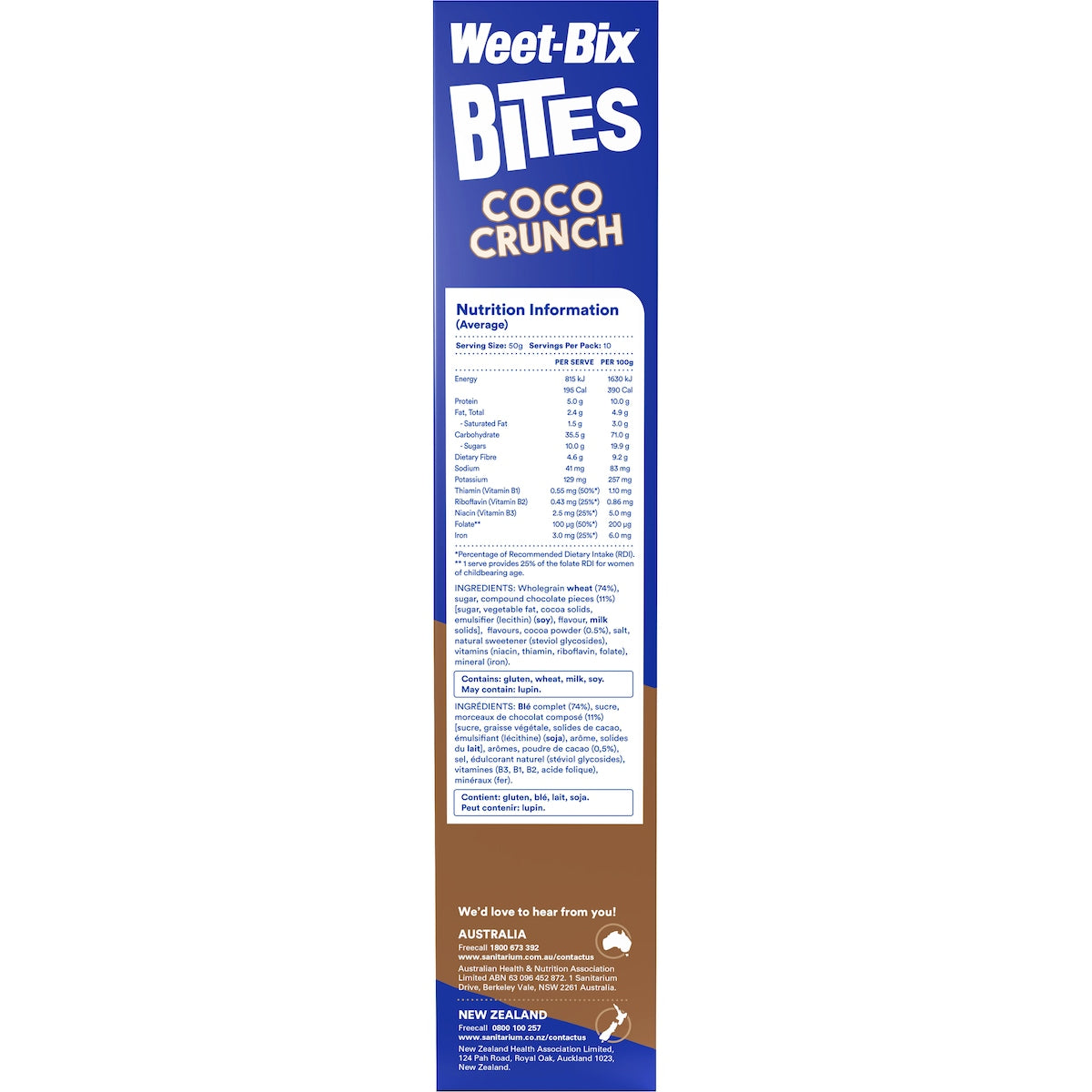 Weet - Bix Bites Coco Crunch 500g