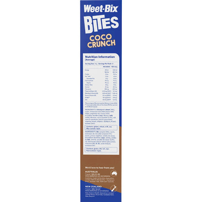 Weet-bix Bites Coco Crunch Breakfast Cereal 500g