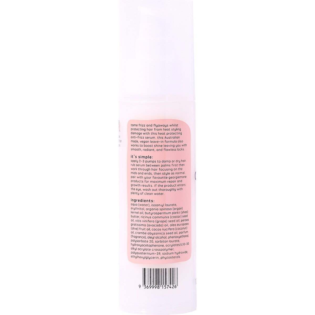 Georgiemane Anti-frizz Serum 100ml