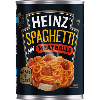 Heinz Canned Spaghetti & Meatballs 420g