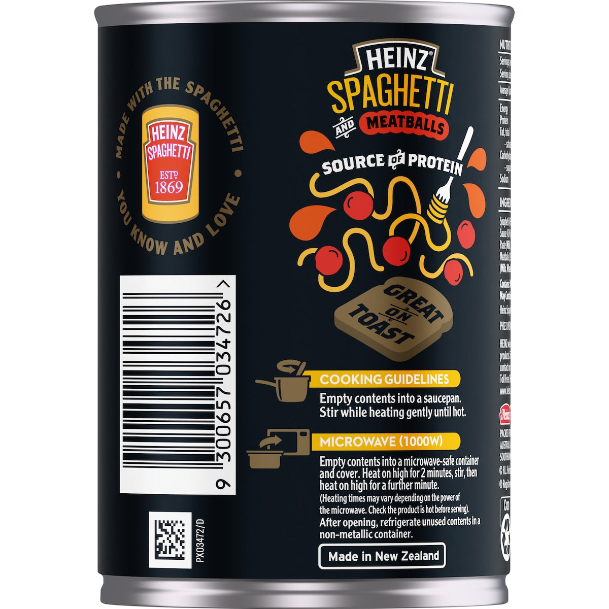 Heinz Canned Spaghetti & Meatballs 420g