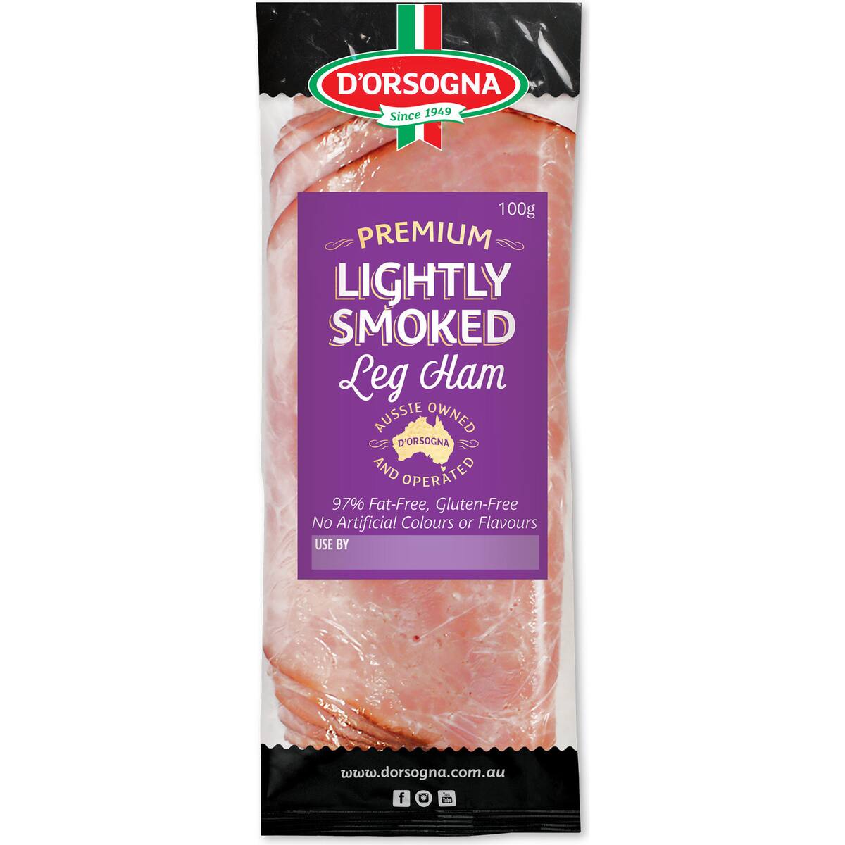 D'orsogna Deli Fresh Ham Premium Leg 100g