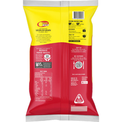 Sunrice White Rice Calrose Medium Grain 10kg