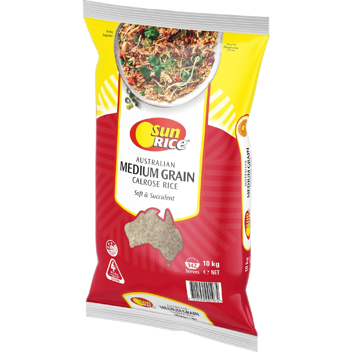 Sunrice White Rice Calrose Medium Grain 10kg