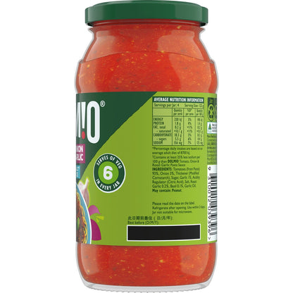 Dolmio Extra Tomato, Onion & Garlic Salt Reduced Pasta Sauce 500g