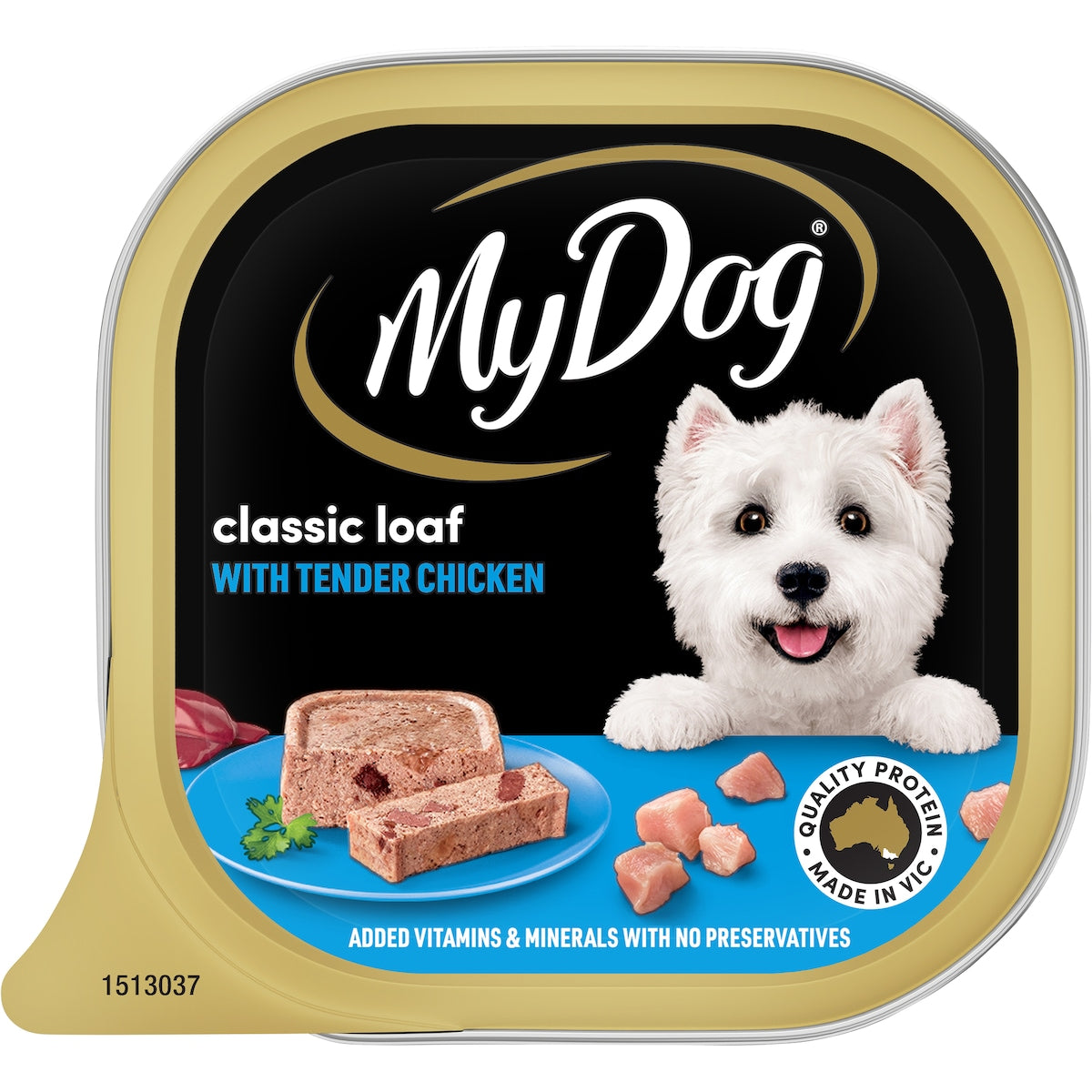 My Dog Adult Classic Loaf Tender Chicken Wet Food Tray 100g