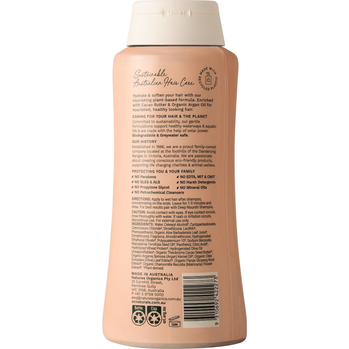 Oc Naturals Conditioner Dry Nourish 725ml