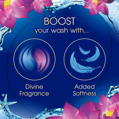 Fluffy Ultra Fabric Softener Divine Blends Lotus & Sea Minerals 900mL