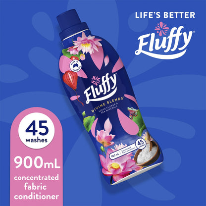 Fluffy Fabric Softener Concentrate Lotus & Sea Minerals 900ml