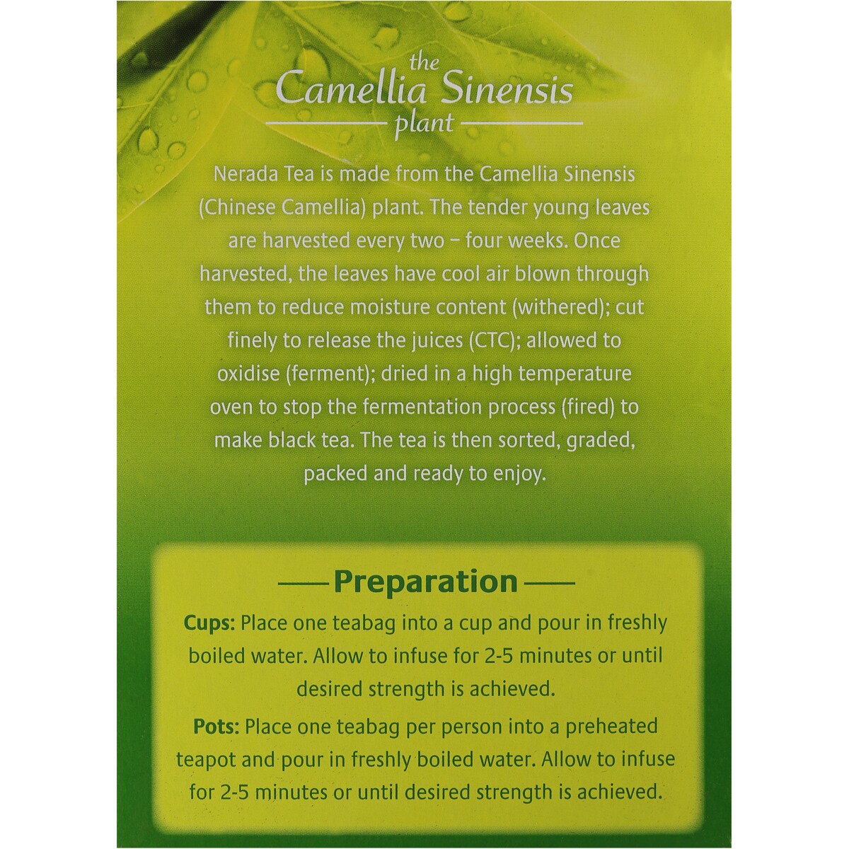 Nerada Tea Bags 200 Pack 400g