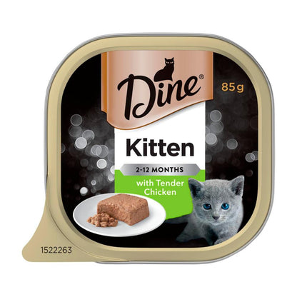 Dine Cat Food Kitten Tender Chicken - 85g