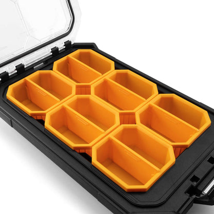 Toughbuilt Stacktech Compact Low Profile Organiser - 6 Bins - 470 x 90 x 260mm - IP65