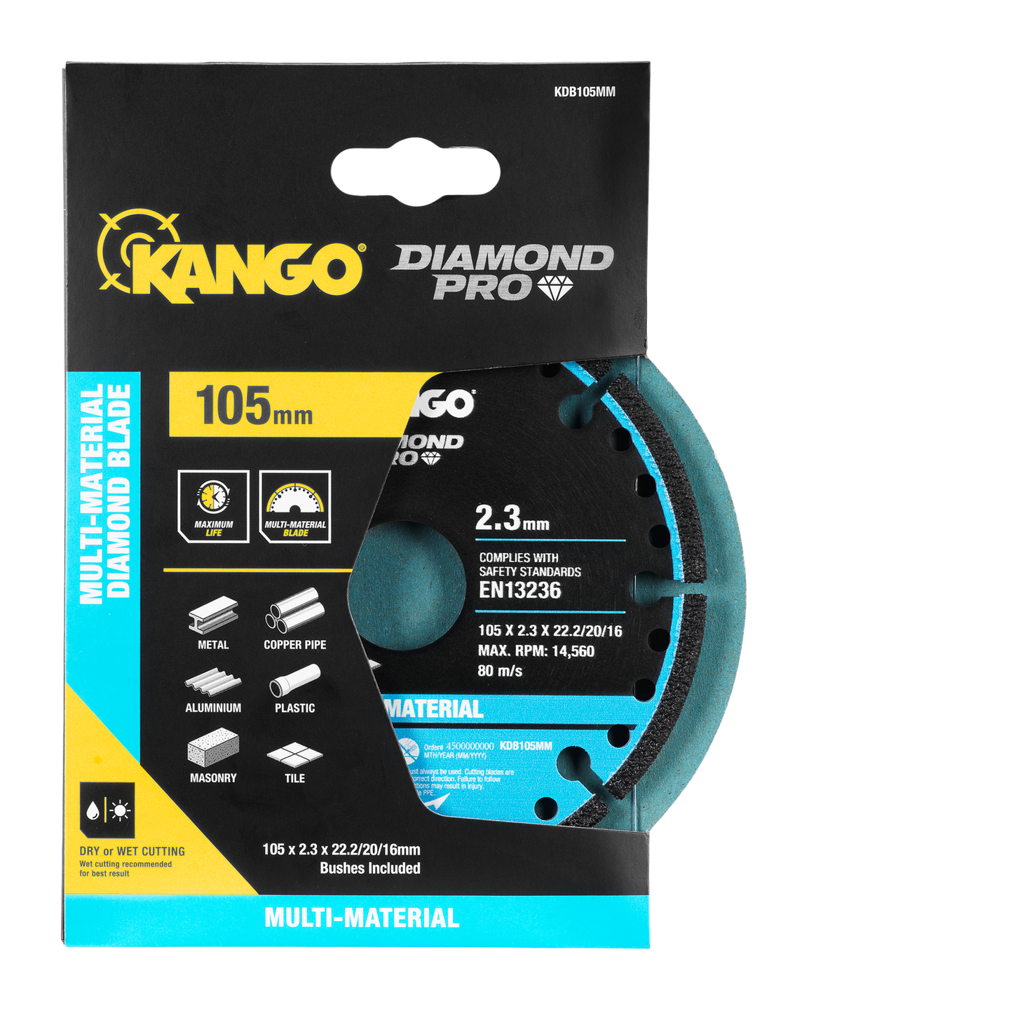 Kango Multi Material Diamond Blade - 105mm