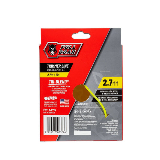 Full Boar Trimmer Line - 2.7mm x 15m