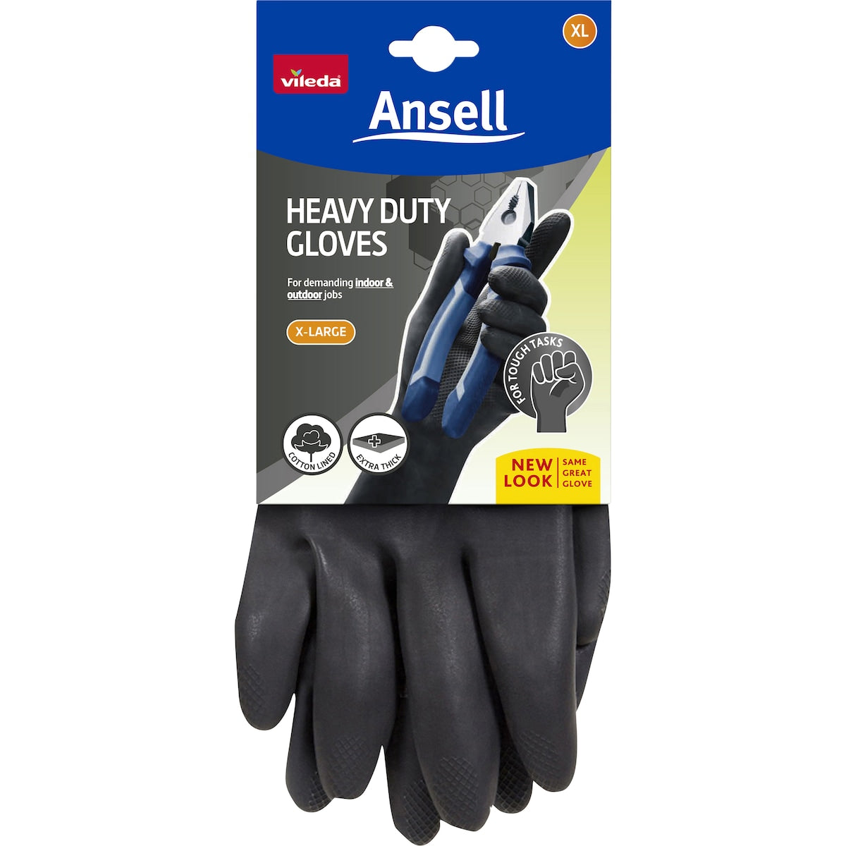 Vileda Ansell Heavy Duty Gloves X-Large Pair each