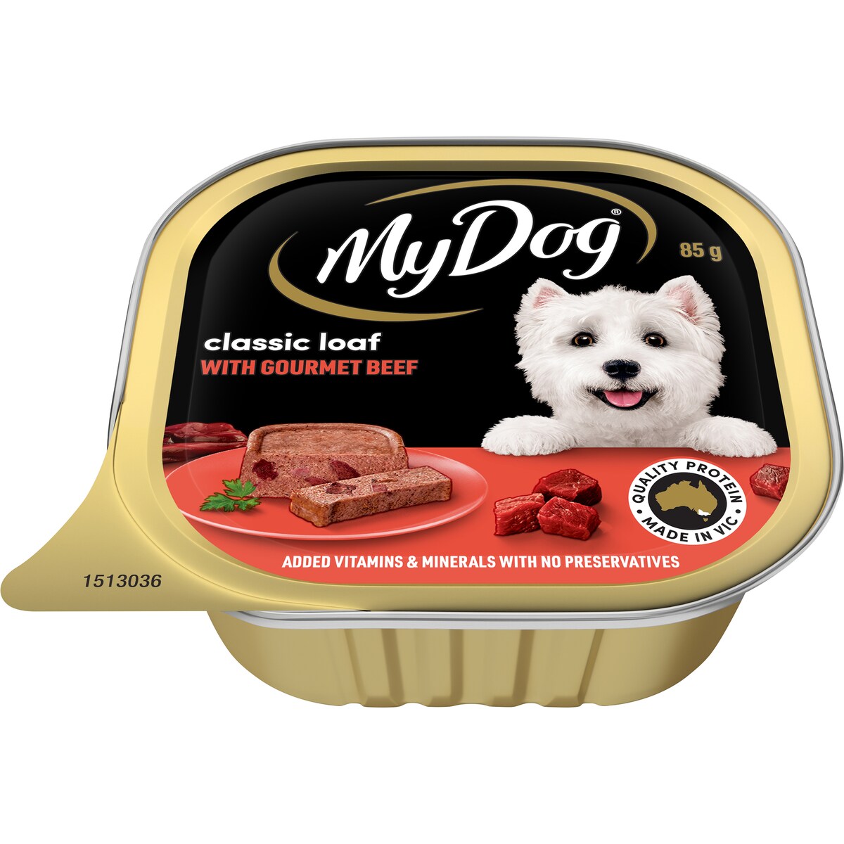 My Dog Gourmet Beef Loaf Classics Wet Dog Food Tray 100g