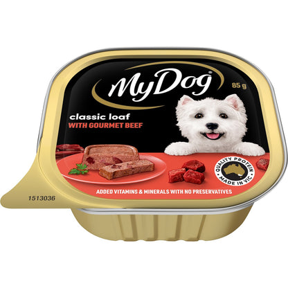 My Dog Gourmet Beef Loaf Classics Wet Dog Food Tray 100g