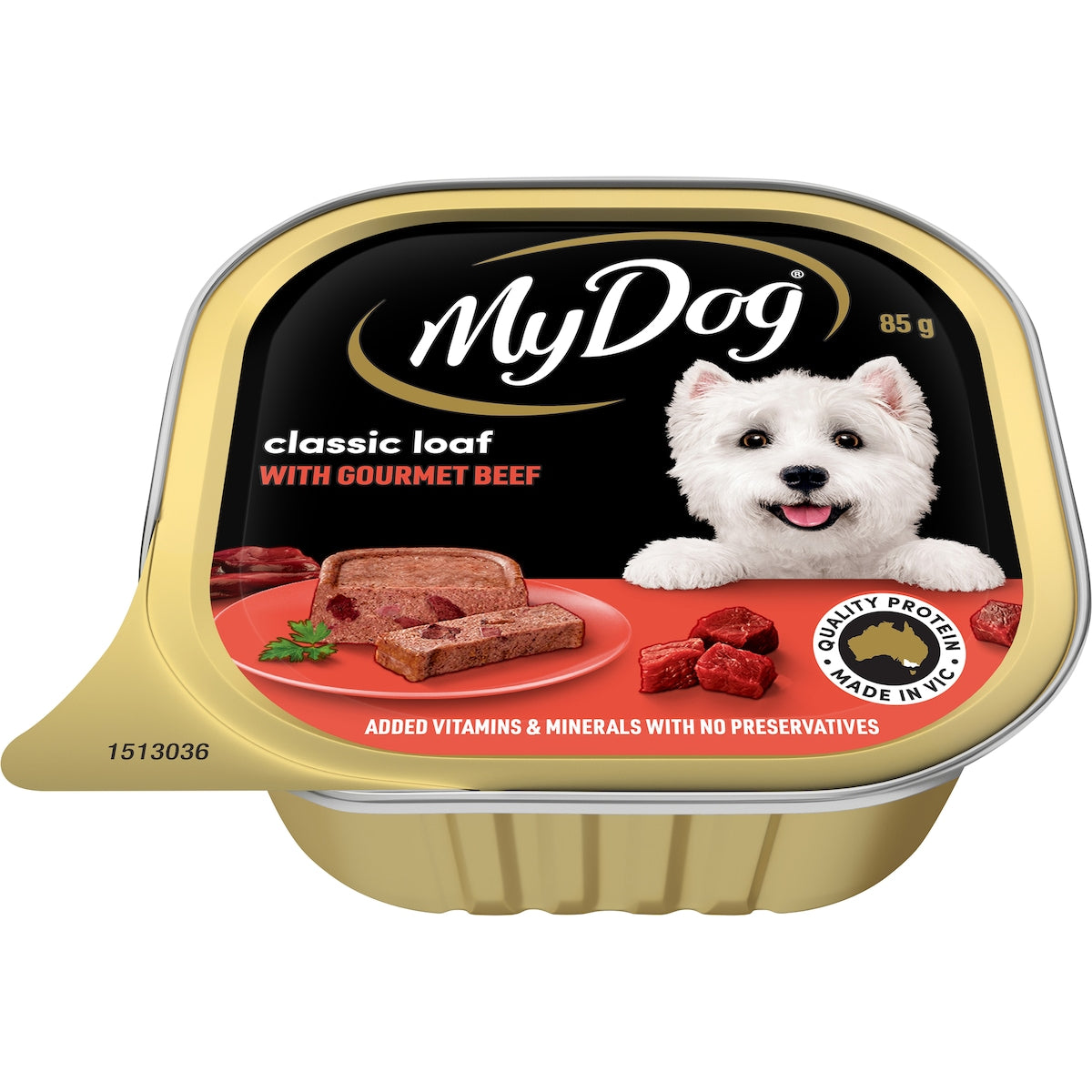 My Dog Adult Classic Loaf Gourmet Beef Wet Food Tray 100g