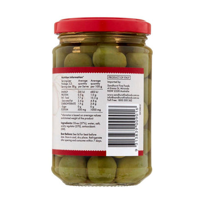 Sandhurst Sicilian Green Olives - 280g