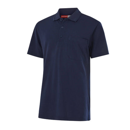 Hard Yakka Men's Short Sleeve Polo - XL - Navy