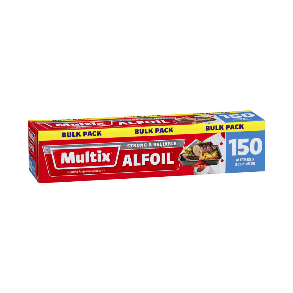 Multix Traditional Strength Aluminium Foil 30cm - 150m