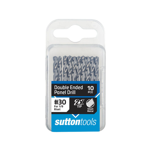 Sutton Tools Double Ended Panel Drill Bit - No.30 - 10 Pack