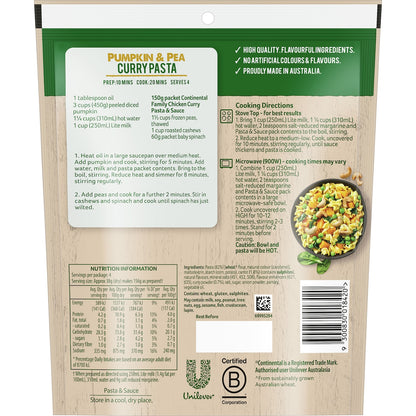 Continental Classics Pasta & Sauce Chicken Curry Family Pack 150g