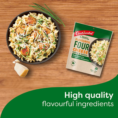 Continental Classics Pasta & Sauce Four Cheeses Family Pack 170g