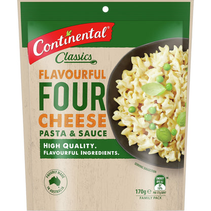 Continental Classics Pasta & Sauce Four Cheeses Family Pack 170g