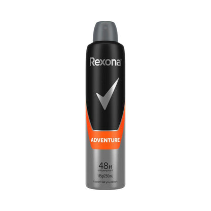 Rexona Men Deodorant 48hr Aerosol Adventure - 250mL