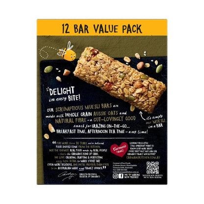 Carman's Original Muesli Bars 12 Pack - 540g