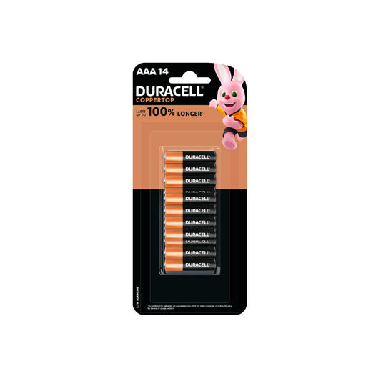 Duracell Coppertop AAA Alkaline Batteries - 14 Pack