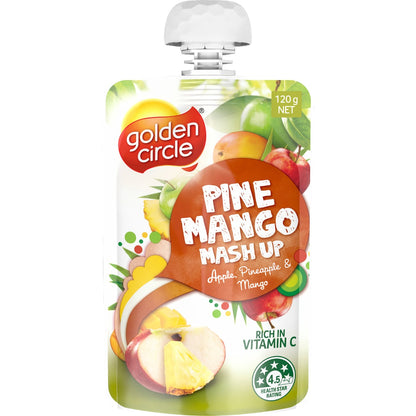 Golden Circle Pine Mango Smash Up Fruit Pouch 120g