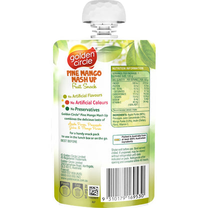 Golden Circle Pine Mango Smash Up Fruit Pouch 120g