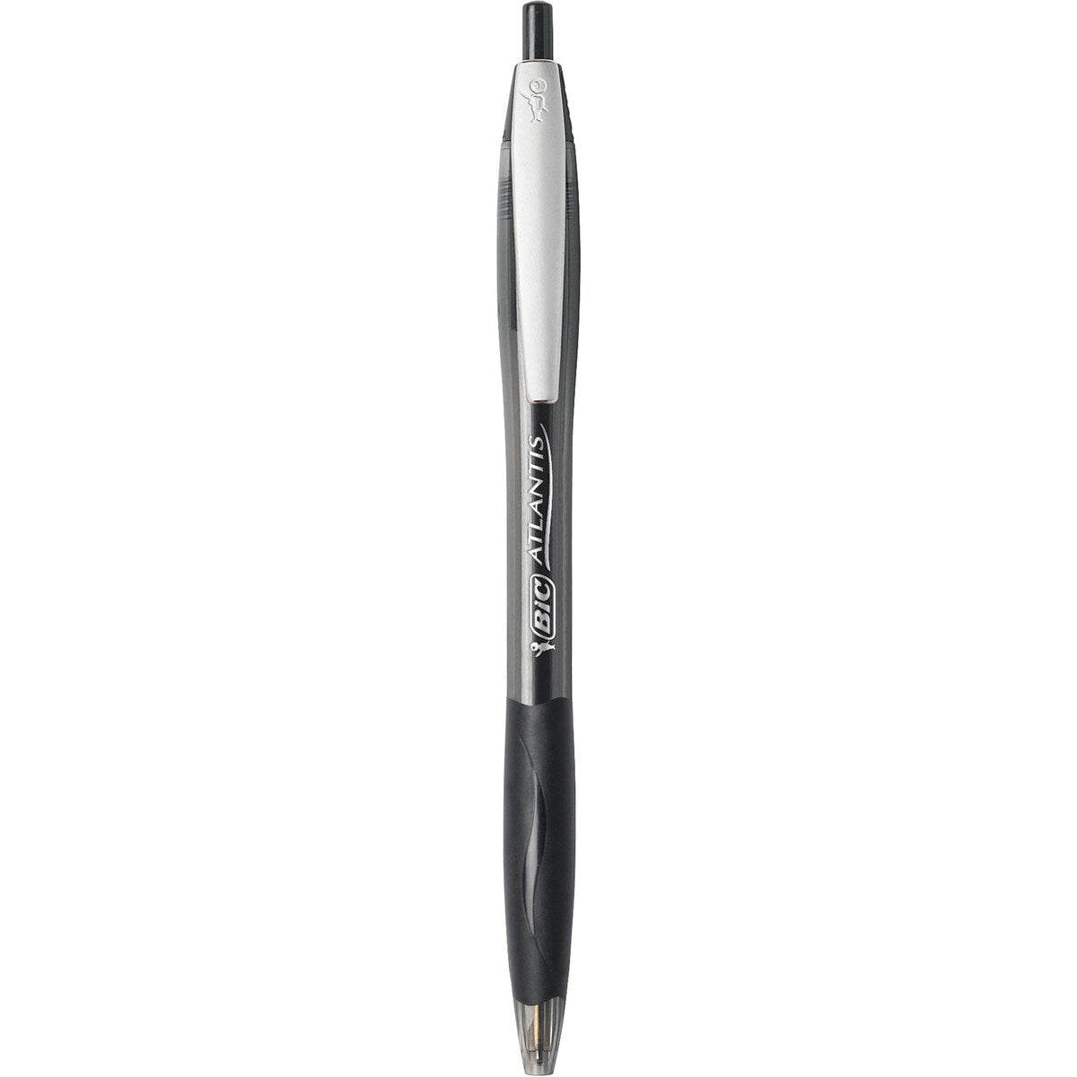 Bic Atlantis Retractable Ballpoint Pens Black 4 Pack