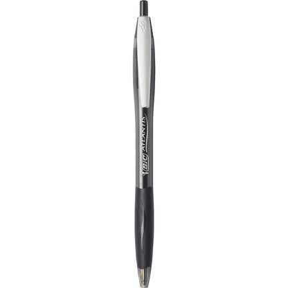 Bic Atlantis Retractable Ballpoint Pens Black 4 Pack