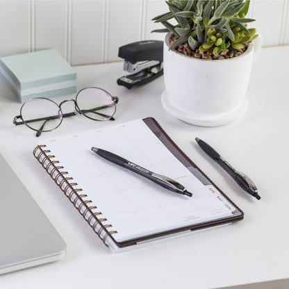 Bic Atlantis Retractable Ballpoint Pens Black 4 Pack