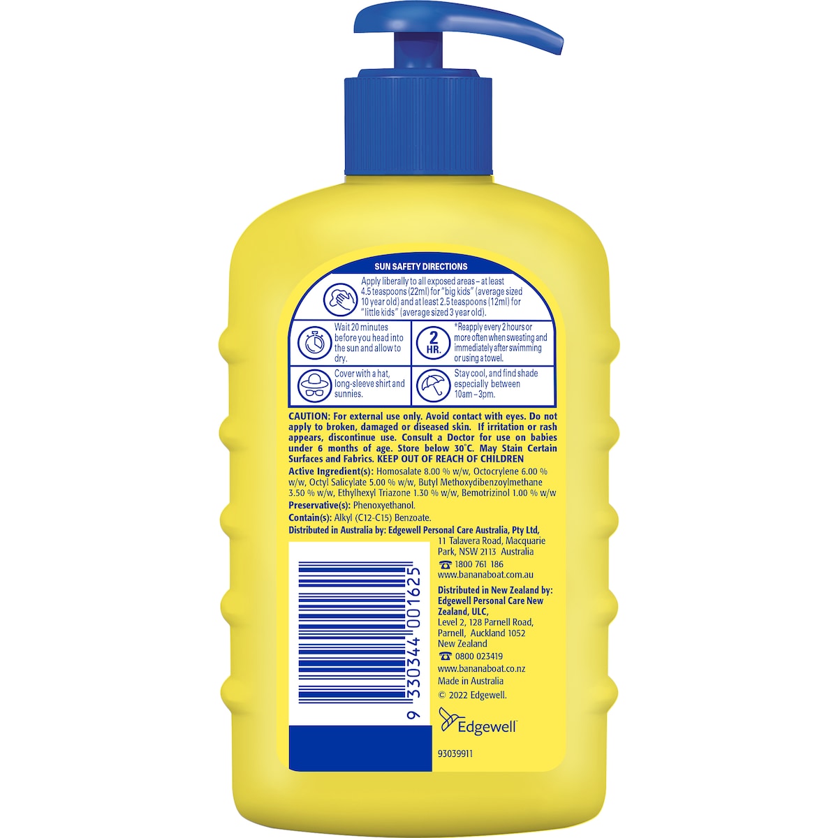 Banana Boat Spf 50+ Kids Sunscreen Lotion 400g
