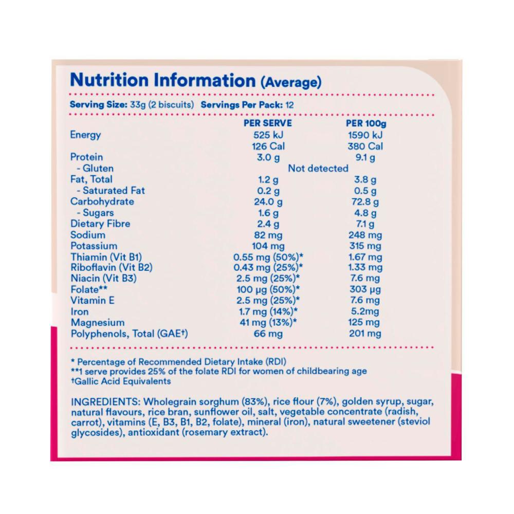 Sanitarium Weet-bix Breakfast Cereal Gluten Free Berry Crunch 400g - 400g