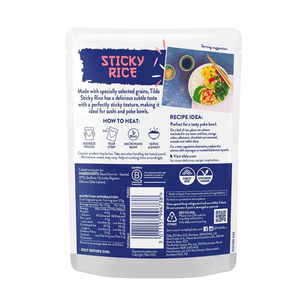 Tilda Sticky Rice - 250g