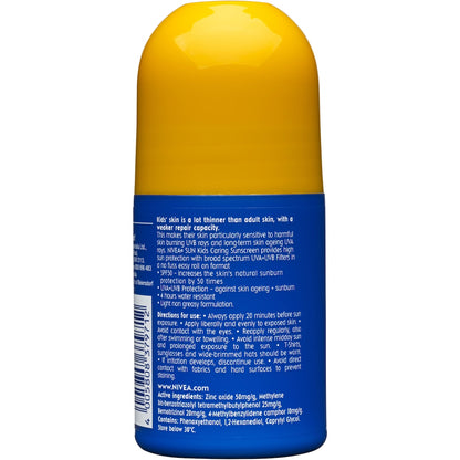 Nivea Spf 50 Sun Kids Protect & Play Roll On Sunscreen 65ml