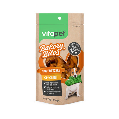 Vitapet Bakery Dog Treats Mini Pretzels - 10 pack