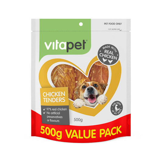 Vitapet Dog Treat Chicken Tenders - 500g