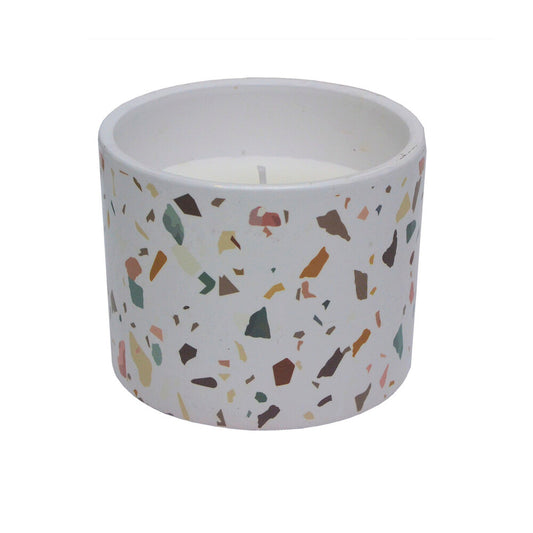 Waxworks Citronella Ceramic Terrazzo Candle - 1 each