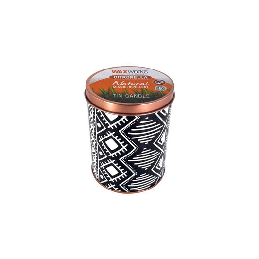 Waxworks Citronella Rose Gold Tin Candle - 1 each