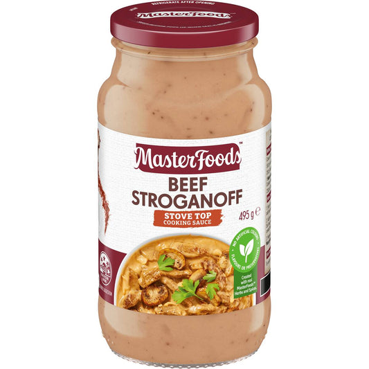 Masterfoods Beef Stroganoff Cooking Sauce 495g