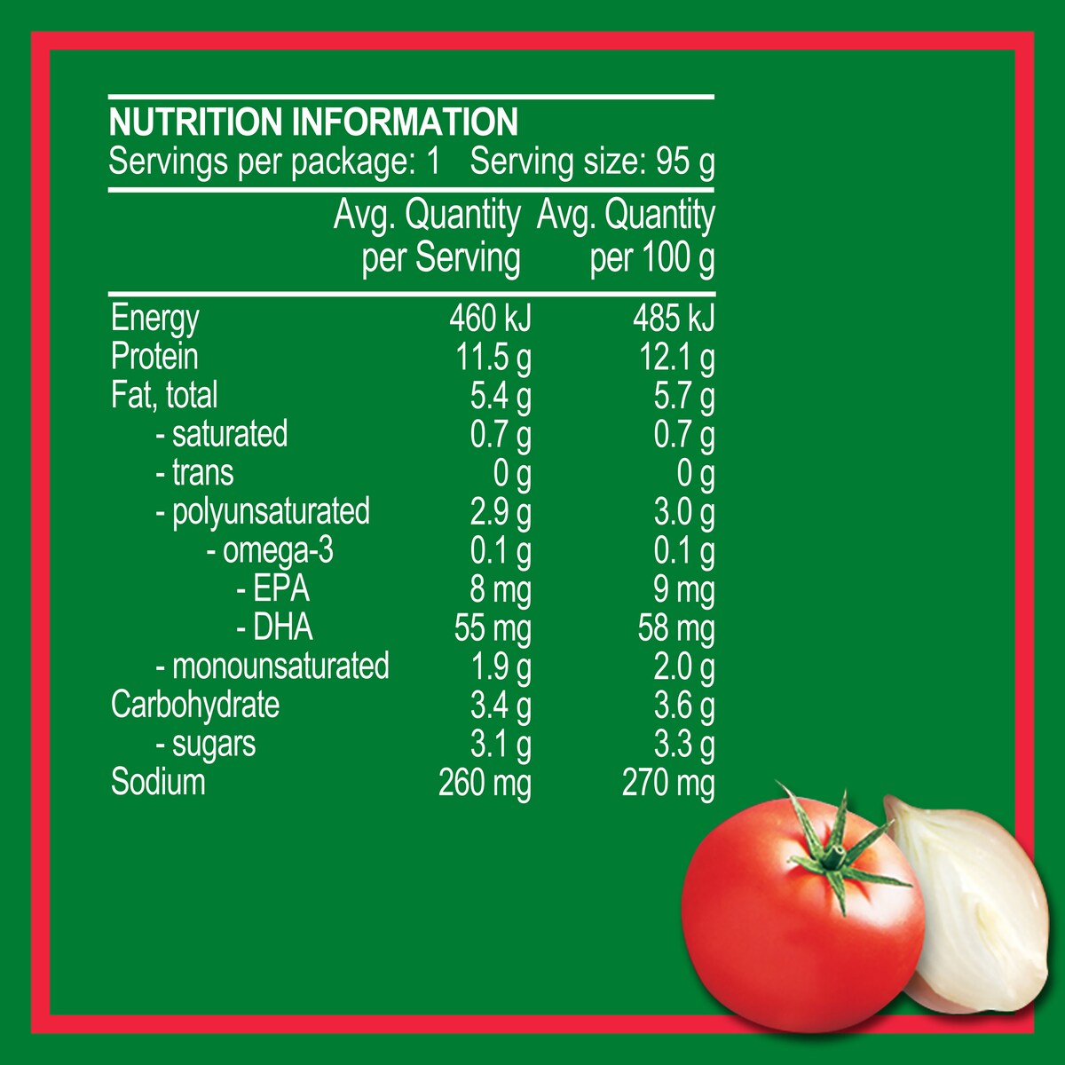 Greenseas Tuna Tomato & Onion 95g
