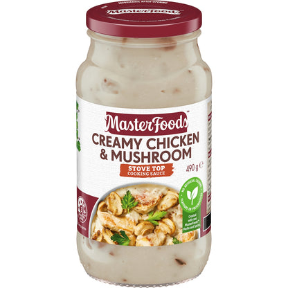 Masterfoods Creamy Chicken & Mushroom Cooking Sauce 490g
