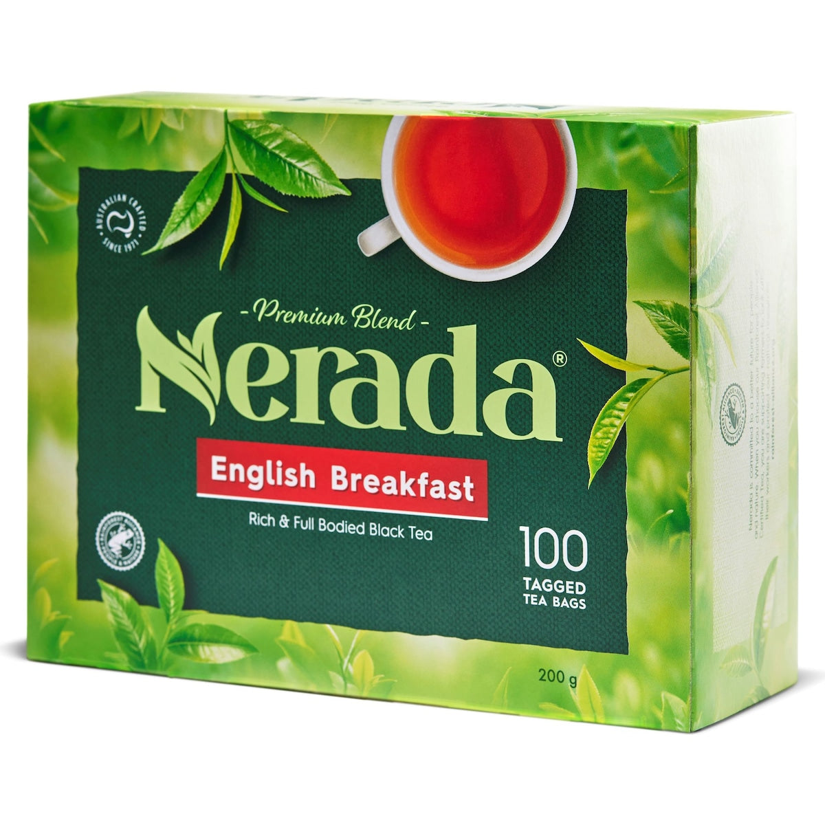 Nerada Tea Bags 100 Pack 200g