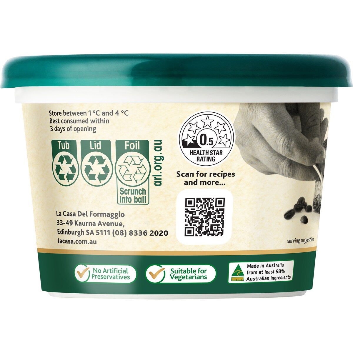 La Casa Del Formaggio Mascarpone 250g